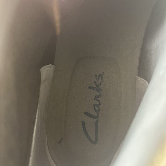 Clarks Bushacre 2 Mens Size 9M Chukka Lace Up Brown Leather Ankle Casual Boots - Picture 7 of 10